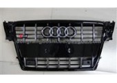 2008-2012 S4 B8 Audi Grill With Black Mesh Black Edge