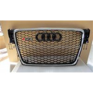 Replacement Grille RS4 B8,Black Ring Grille Of Audi A4