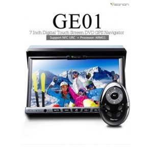 GE01 7 Inch Digital Touch Screen DVD GPS Navigator 